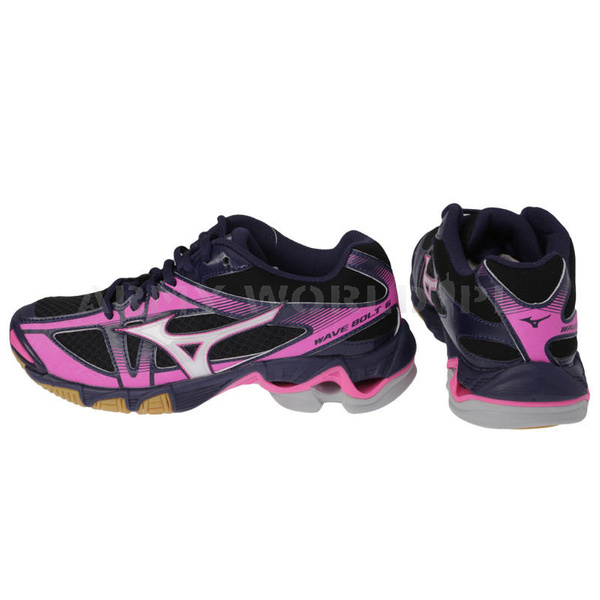 Buty Sportowe Halowe Wave Bolt 6 MIZUNO Różowe Oryginał Nowe