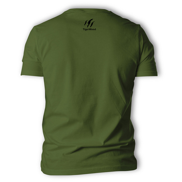 T-Shirt Military Punisher TigerWood Olive