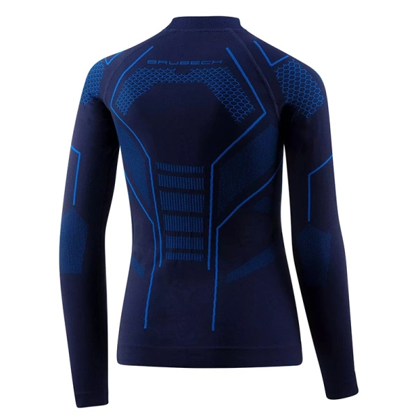 Bluza Termoaktywna Junior Thermo Brubeck Granatowo / Niebieska (LS1612J)