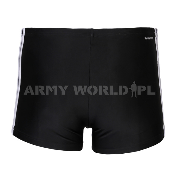 Kąpielówki Bokserki Wojskowe Holenderskie Adidas Oryginał Czarne Nowe