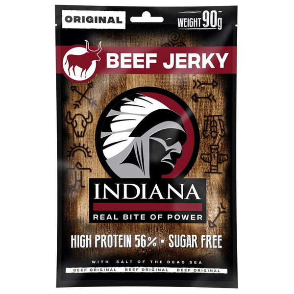 Wołowina Suszona INDIANA JERKY Original 90 g