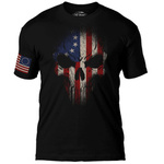 T-shirt Betsy Ross Flag Skull 7.62 Design Czarny (762-1123BLK / BAT-1123BLK)