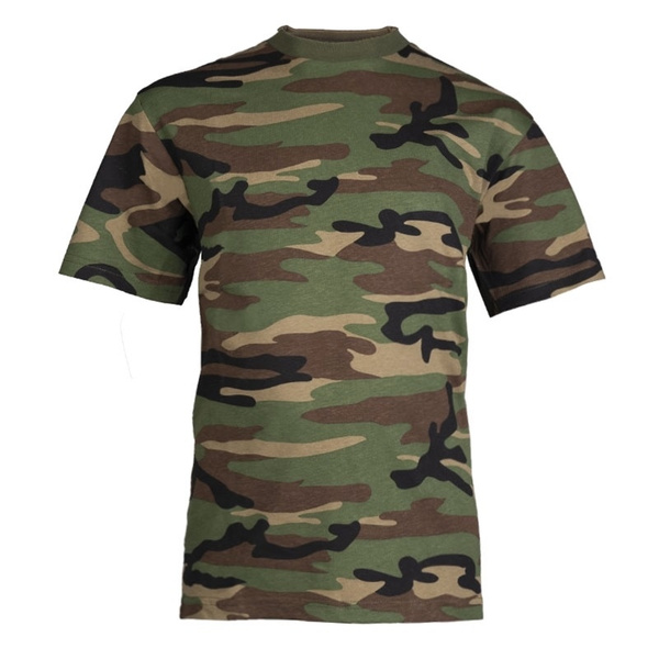 Children's T-shirt Woodland Military T-shirt wirh short sleeves Mil-tec New (12012020)