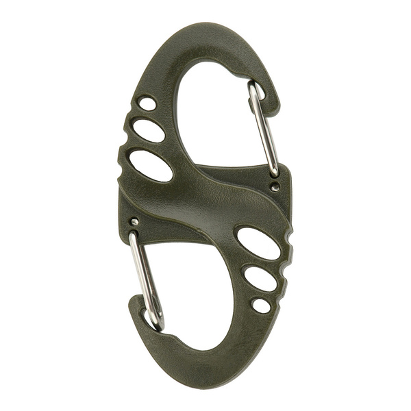 Dwustronny Karabinek Plastikowy Typu S-Hook M-Tac Olive (MTC-SHKCRBNR-OD)