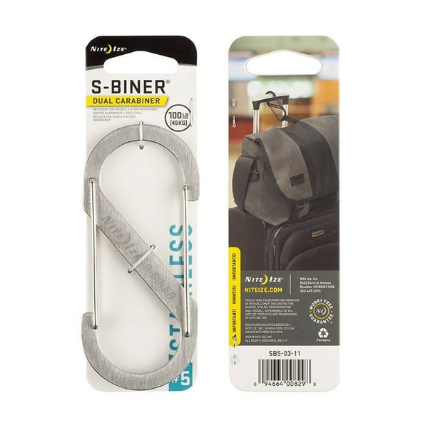 Steel Carabiner Nite Ize S-Biner #5 Steel