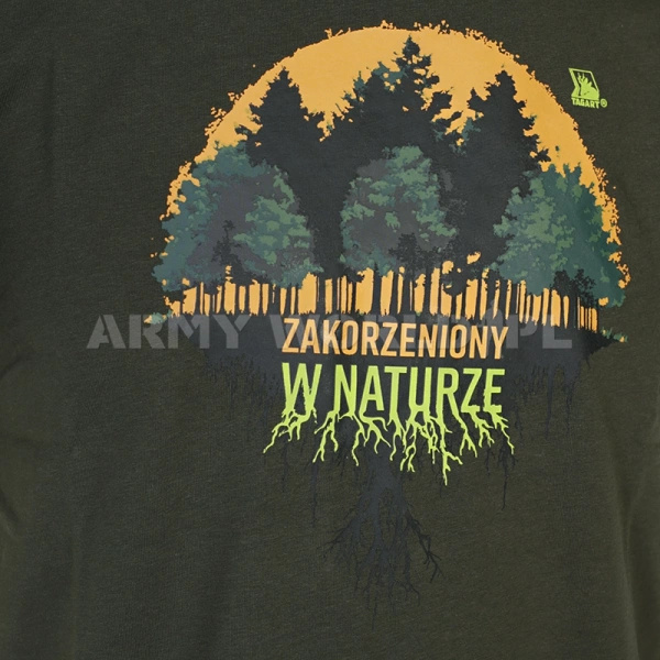 T-shirt Bawełniany FNT Forester Tagart Green