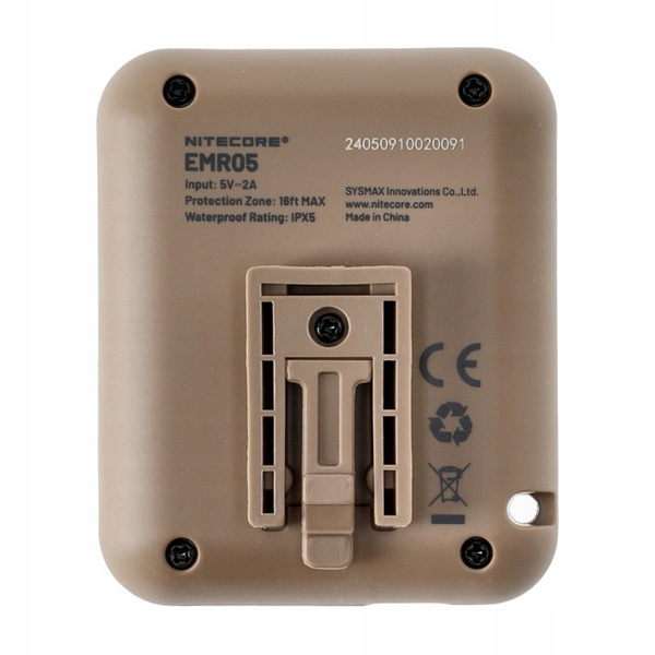 Bezprzewodowy Odstraszacz Na Komary EMR05 Nitecore Piaskowy (NC-EMR05)