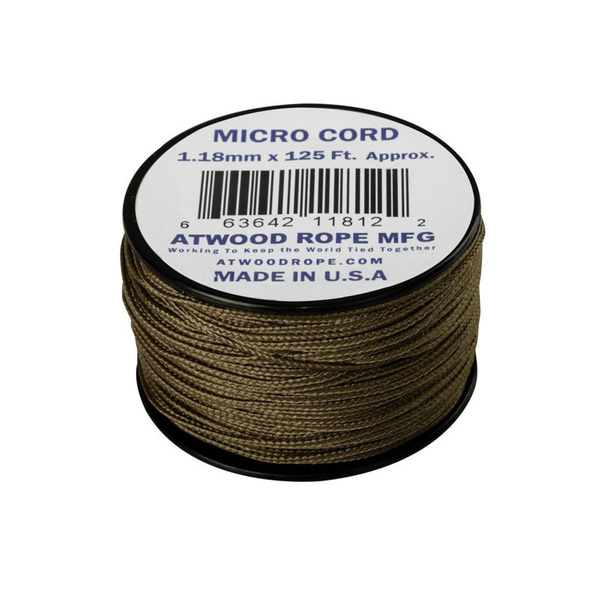 MICRO Cord (125ft) Atwood Rope MFG Coyote (CD-MC1-NL-11)