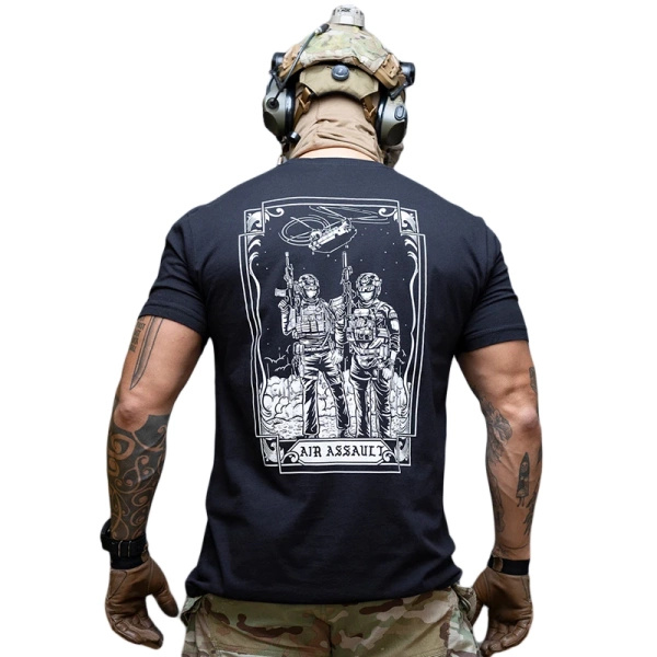 T-Shirt Air Assault Brothers In Arms Black