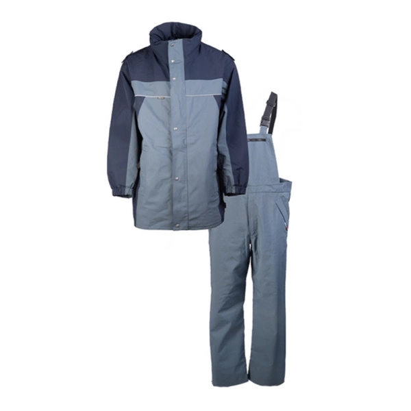 Komplet Roboczy Kurtka + Spodnie + Ocieplacze WAHLER Gore-Tex Szary Oryginał Demobil BDB