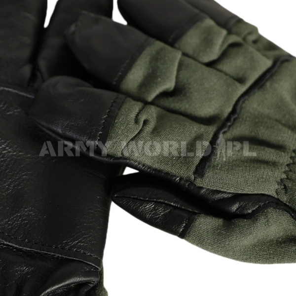 Rękawice Pilota Zimowe Intermediate Cold US Army Olive Oryginał Nowe