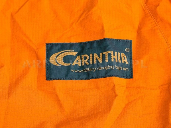 Pokrowiec Na Śpiwór CARINTHIA EXPEDITION COVER Gore-Tex Oryginał Pomarańczowo /Czarny Nowy