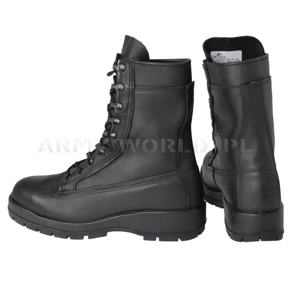 Military Boots US Army Belleville 360ST Safety Leather Black Original New