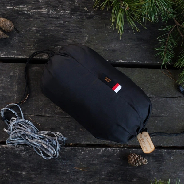 Hamak Lekki Turystyczny Ważka V1 Long + Moskitiera Double Zip TigerWood Czarny
