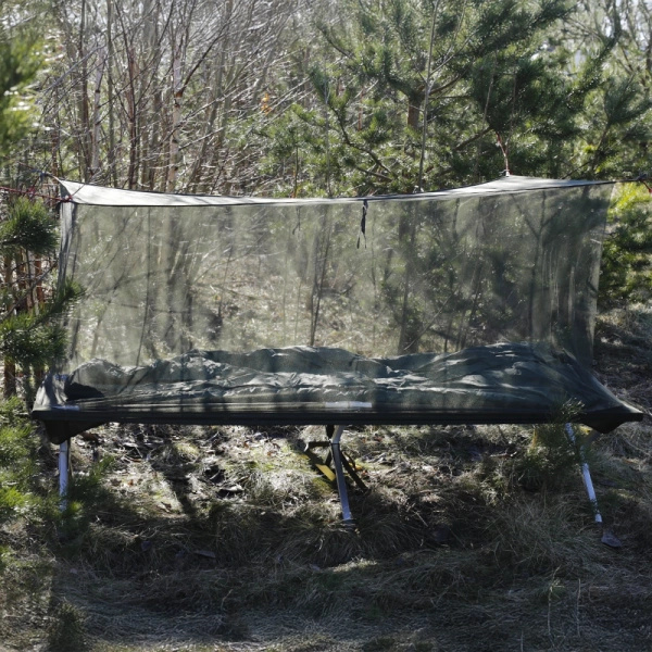 Moskitiera Nad Łóżko Wojskowa Holenderska M2 Olive Oryginał Nowa