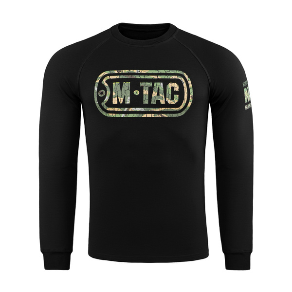 Bluza Raglanowa Logo M-Tac Czarna (20511002)