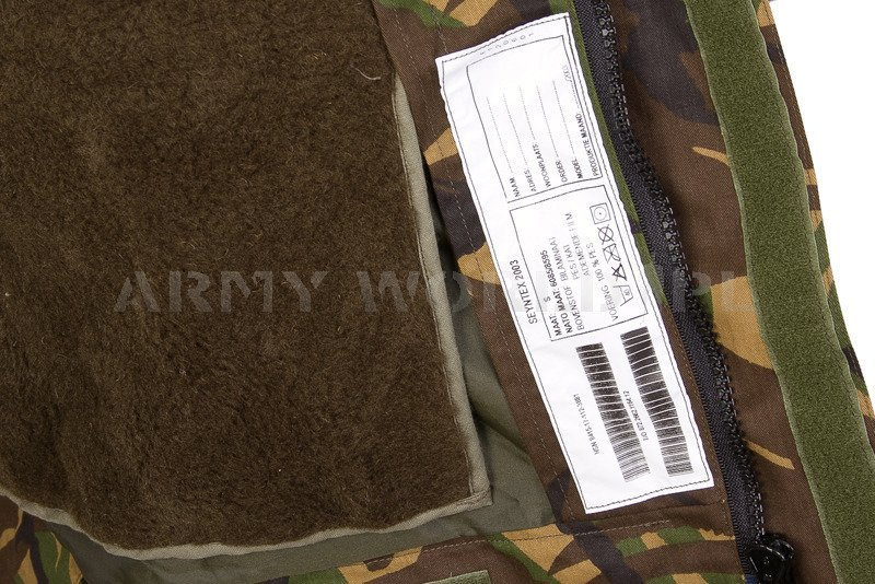 Military Dutch Army Jacket Seyntex 2003 With A Liner DPM Woodland ...