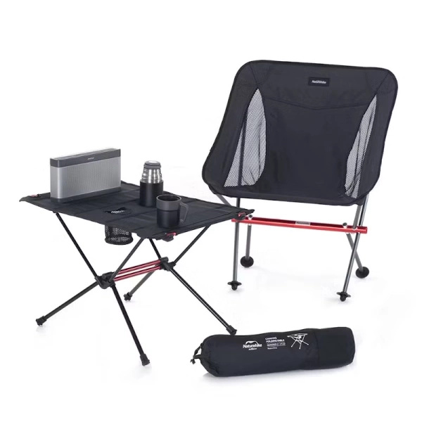 Stolik Turystyczny Folding Camping Table FT07 Naturehike Czarny (NH19Z027)