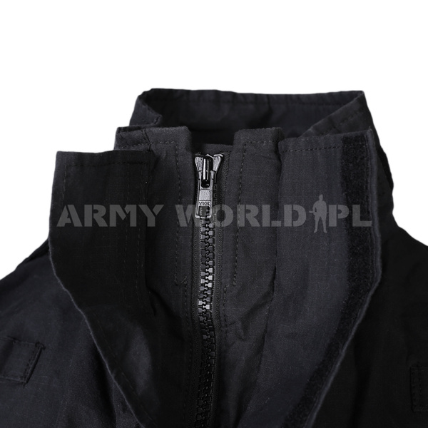 Kurtka Policyjna Ognioodporna Overall Czarna Oryginał Demobil BDB