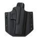 Holster OWB Glock 17 No Light Holster Straight Loops Direct Action Black (HP-OGT1-KDX-BLK)