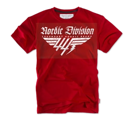 T-shirt Nordic Division Doberman's Aggressive Czerwony (TS92)