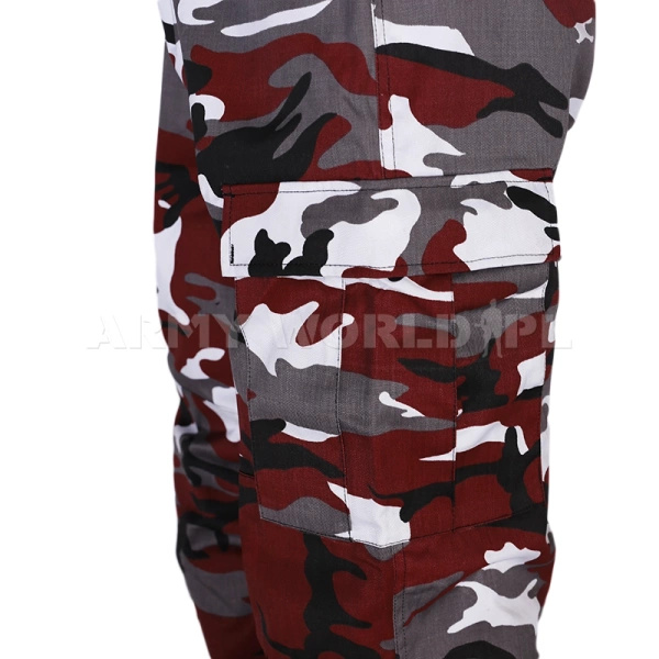 Spodnie Bojówki US Combat Vintage Red Hot 
