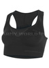 Top Sportowy Brubeck Crop Top Fitness Czarny 