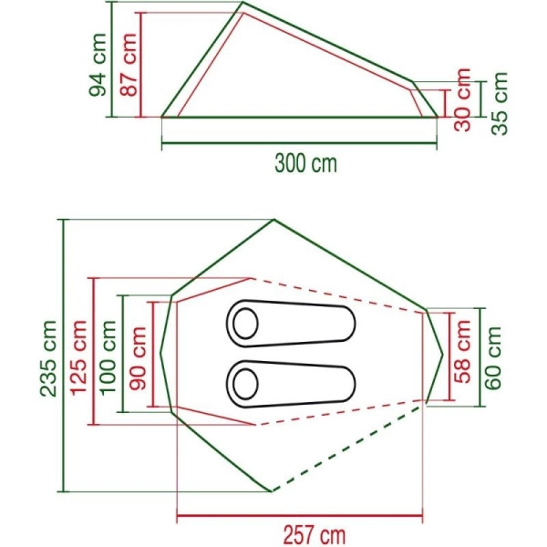 Namiot 2-osobowy Coleman Cobra 2 Grey