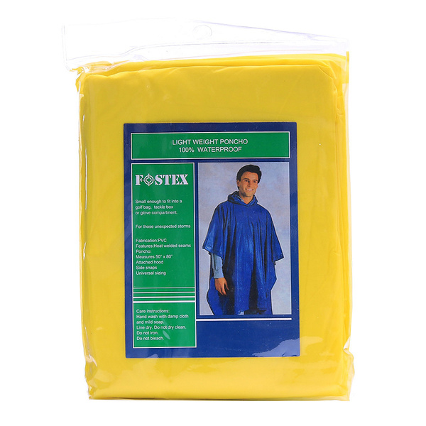 Peleryna Przeciwdeszczowa / Poncho Light Fostex Garmonts Żółte (325235)