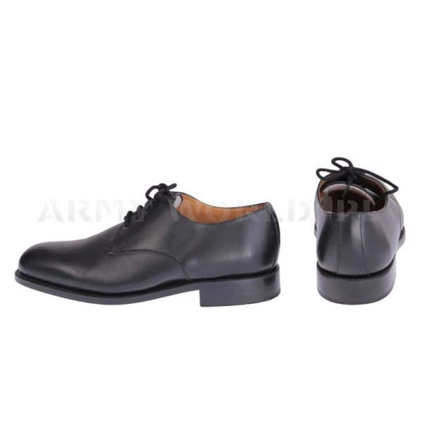 Buty Galowe Skórzane Czarne Oryginał BDB