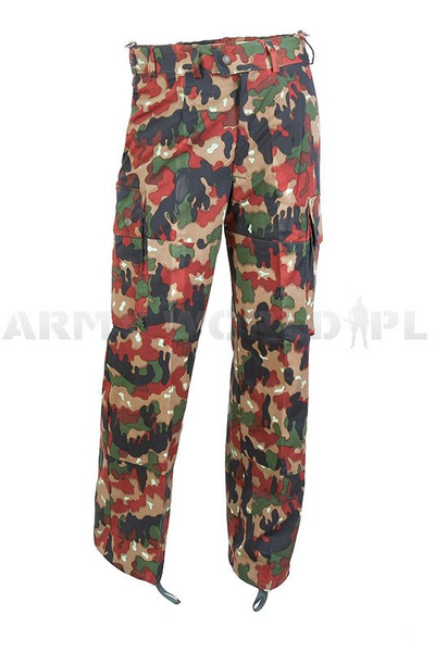 Military Swiss Uniform Jacket and Trousers Original Demobil - Set Of 10 