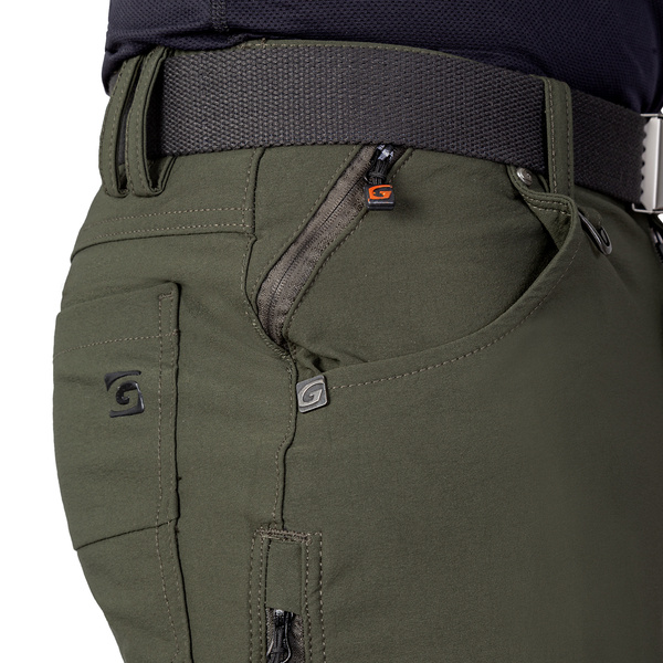 Spodnie Outdoorowe Elastyczne Graff Olive (710)