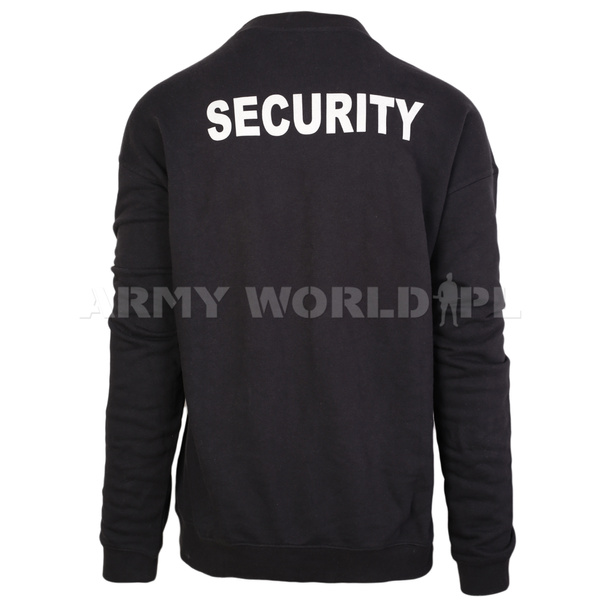 Bluza Sportowa SECURITY Pro Company Czarna Demobil BDB