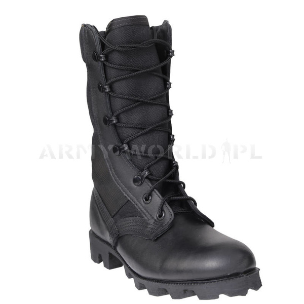 US ARMY Boots Spike Protective Jungle Altama / Wellco Black Original New - Set Of 10 Pairs