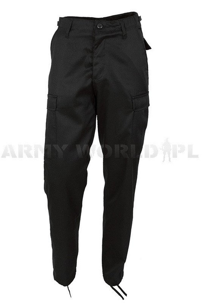Spodnie Bojówki Typ Ranger BDU Mil-tec Czarne (11810002)