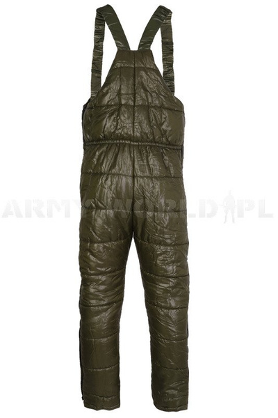 Warmed Trousers With Braces Mountain Olive Original Used