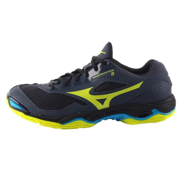 Buty Sportowe Halowe Wave Phantom 2 MIZUNO Szaro / Żółte Oryginał Nowe