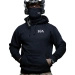 Bluza Hard Times Hoodie Brothers In Arms Czarna