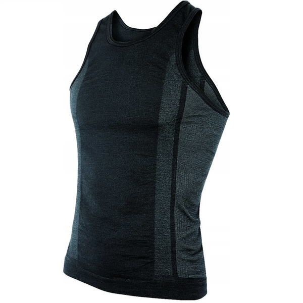 Men's Tank Top Swiss Cotton Brubeck Black