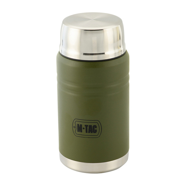 Termos Na Jedzenie Z Składaną Łyżką Ze Stali Nierdzewnej 750 ml M-Tac Olive (60056001)