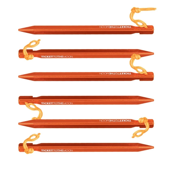Śledzie Do Namiotu 6 Sztuk Pegs Set Ticket To The Moon (TMPEG6Y)