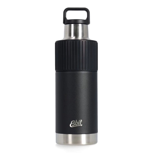 Butelka Termiczna Izolowana Sculptor Insulated Bottle With Sleeve 1000 ml Esbit Czarna (IB1000SC-SL-BK)