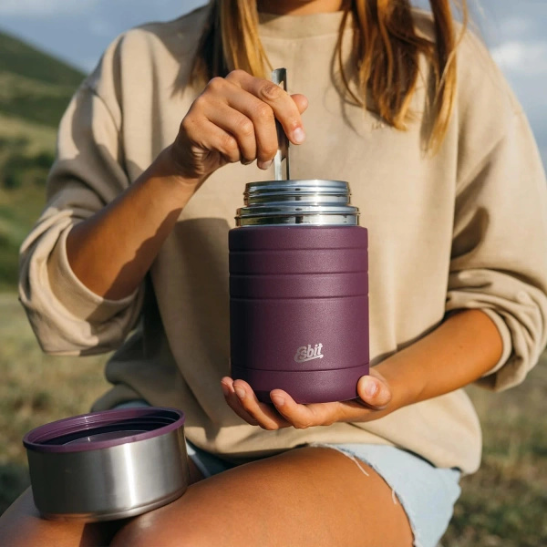 Termos Obiadowy Food Jug Majoris 1 Litr Esbit Aubergine (FJ1000TL-AU)