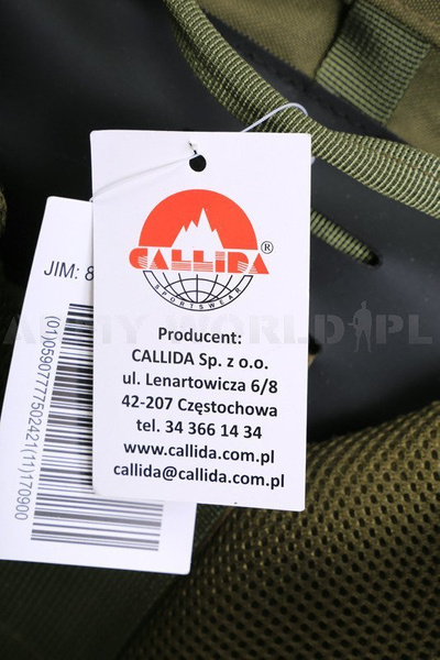 Plecak 100l Ze Stelażem Wewnętrznym 69/IWS 69/DKWS Callida Wojsk Specjalnych Olive Oryginał Nowy