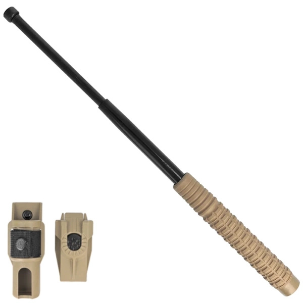 Pałka Teleskopowa ESP Hartowana 18" Khaki + Kabura (ExB-18H-KH-BK-BH-54)