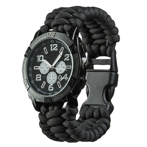 Zegarek Taktyczny Paracord Mil-tec Czarny (15774002)