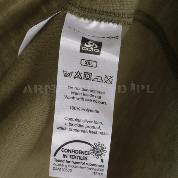Podkoszulek Termoaktywny ODLO Coolmax Olive Oryginał Demobil II Gatunek