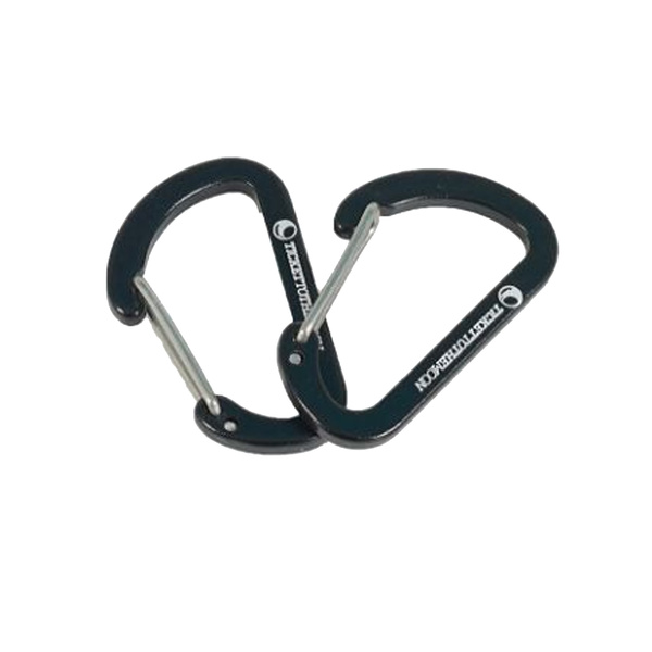 Karabińczyk 8x Aluminium Carabiner 0.3kN Ticket to the Moon Czarny (TMBINER03)