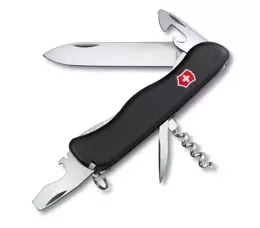 Victorinox Pocket Knife Picknicker Slider Lock 111 mm Black New