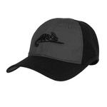 Baseball Cap Logo Ripstop Helikon-Tex Black / Shadow Grey (CZ-LGC-PR-0135B)